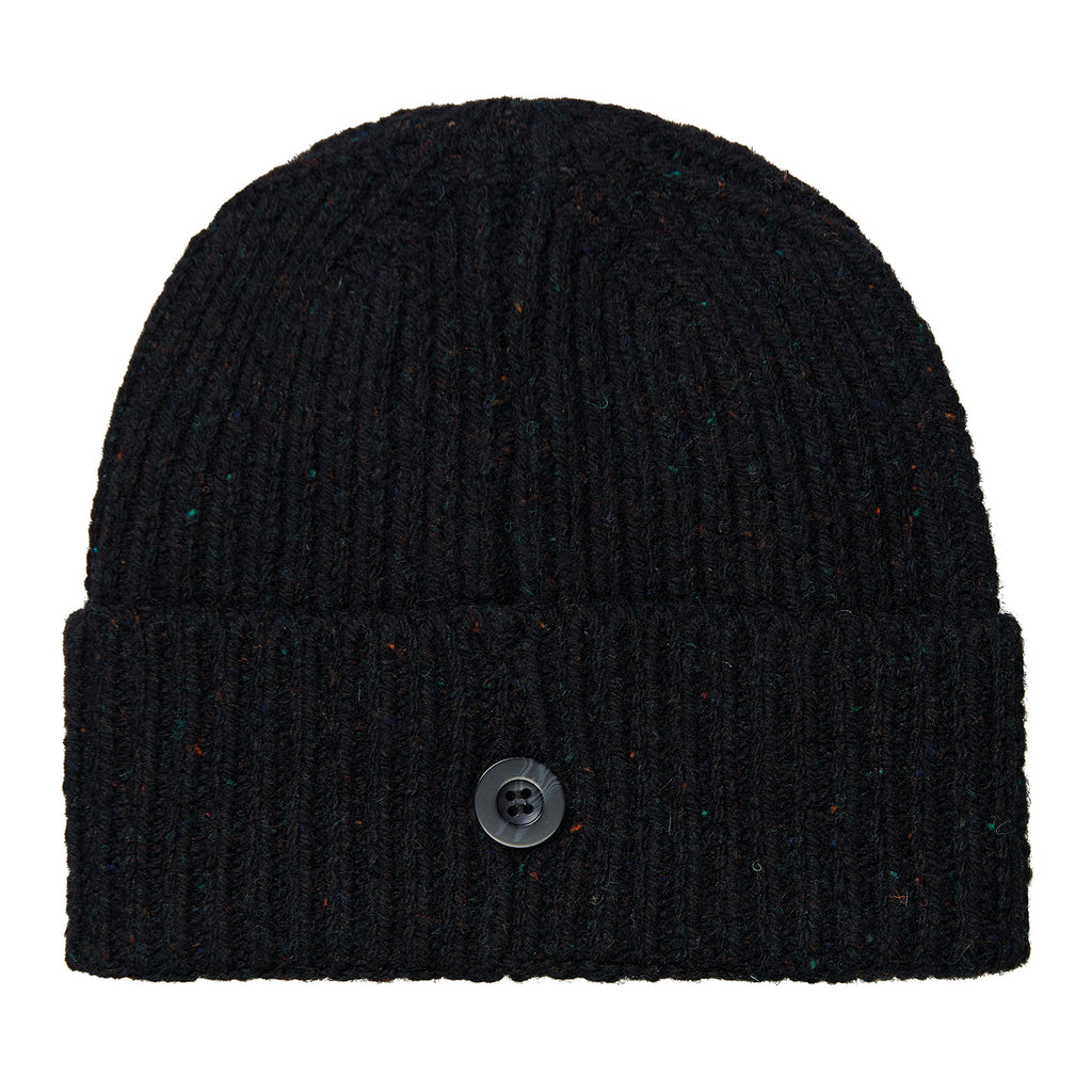 Carhartt WIP Anglistic Beanie in Speckled Black - Back