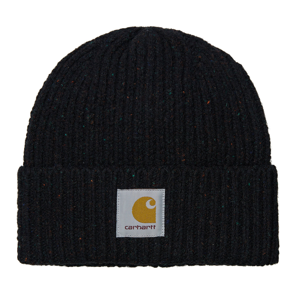 Carhartt WIP Anglistic Beanie in Speckled Black