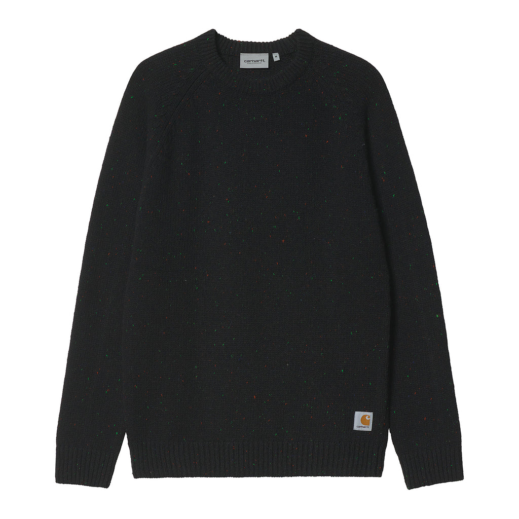 Carhartt WIP Anglistic Sweater in Speckled Black