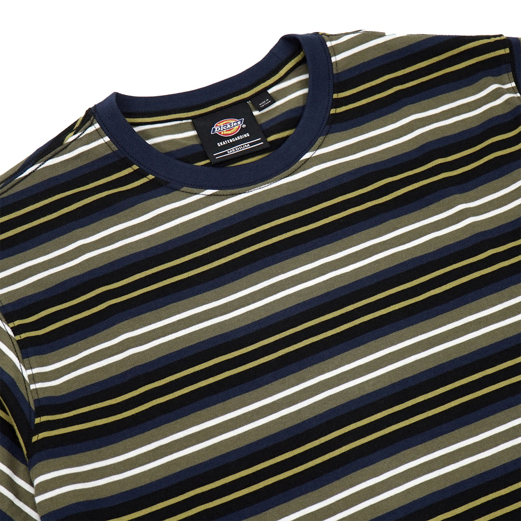 Dickies Bothell Stripe T Shirt - Black - front