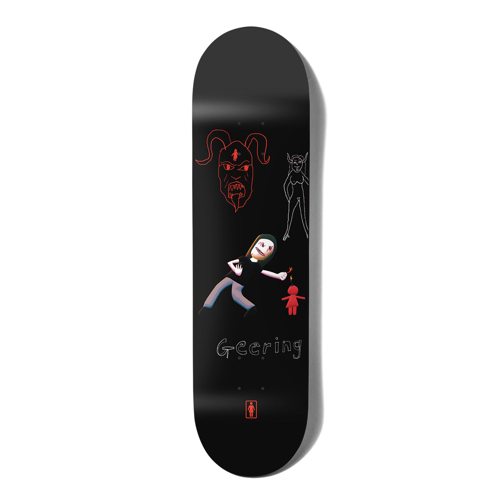 Girl Skateboards One Off Breana Geering Skateboard Deck in 8"