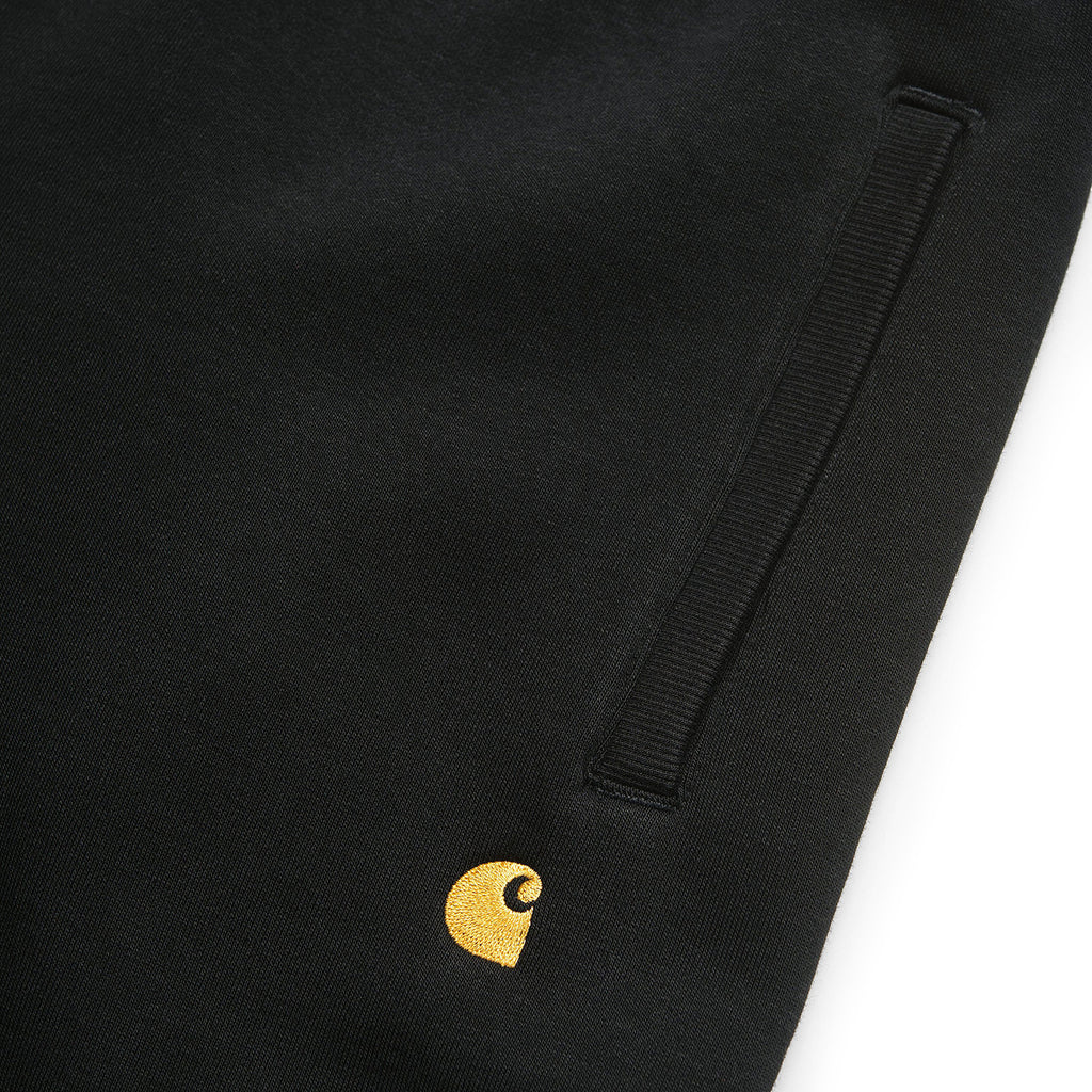 Carhartt WIP Chase Sweat Pant - Black / Gold