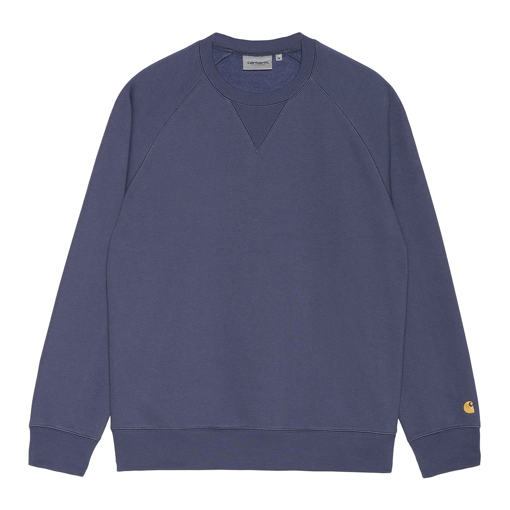 Carhartt WIP Chase Sweatshirt in Cold Viola / Gold