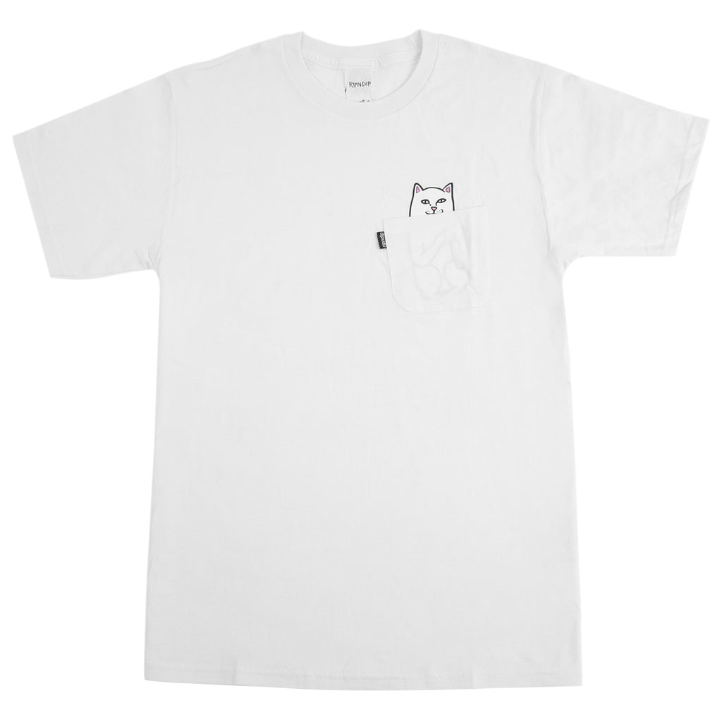 RIPNDIP Lord Nermal Pocket T Shirt in White