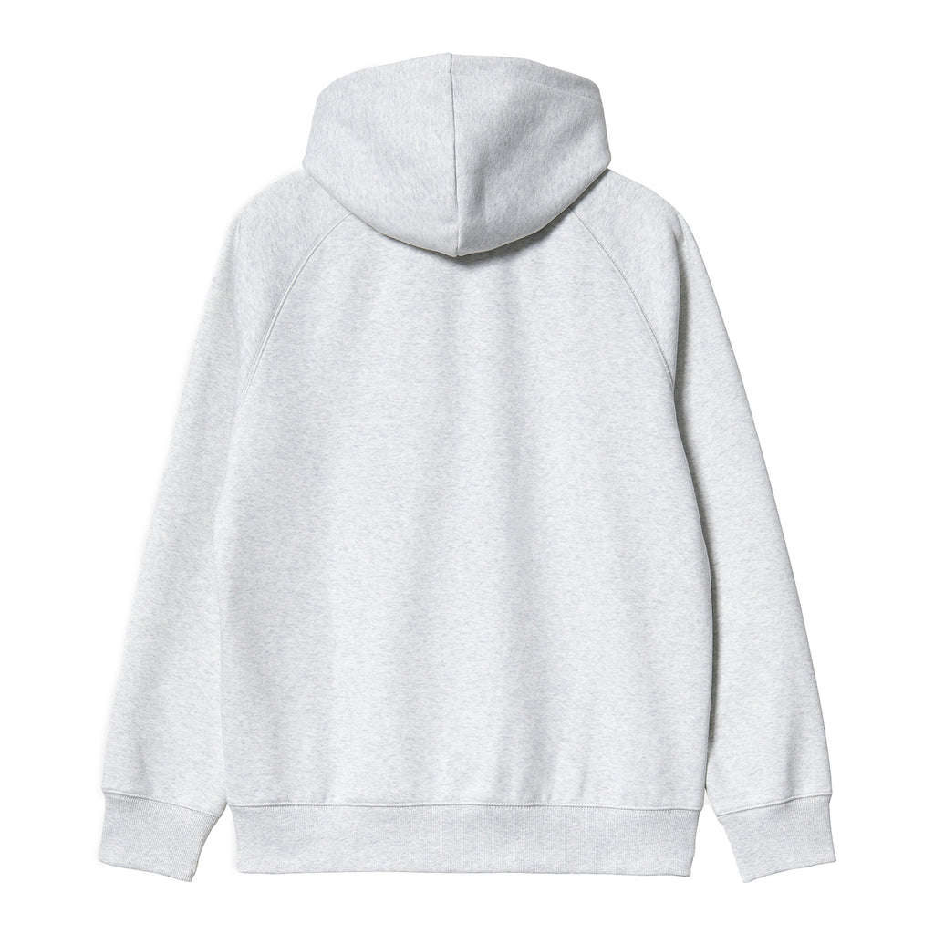 Carhartt WIP Hooded Chase Jacket - Ash Heather / Gold - back