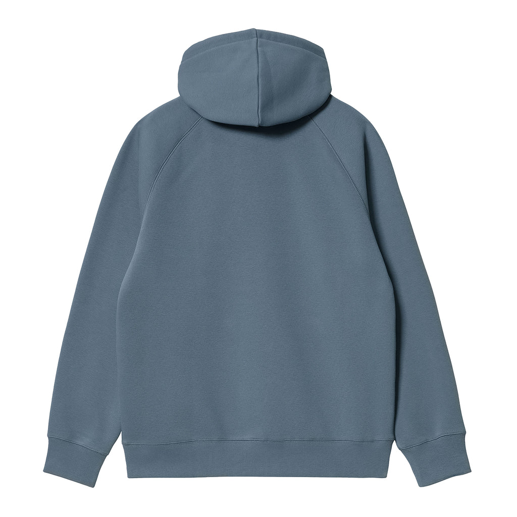 Carhartt WIP Hooded Chase Sweat Hoodie - Storm Blue / Gold