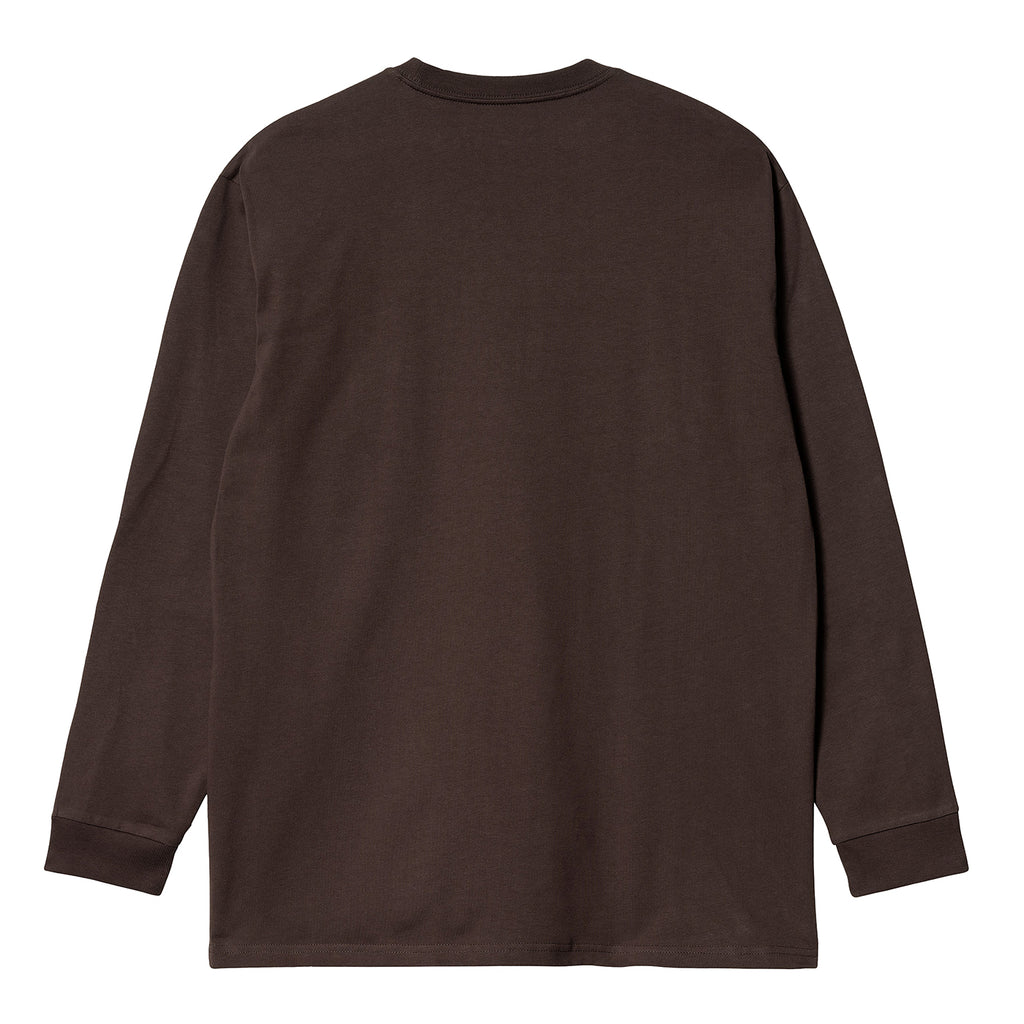Carhartt WIP L/S Chase T Shirt - Dark Umber / Gold