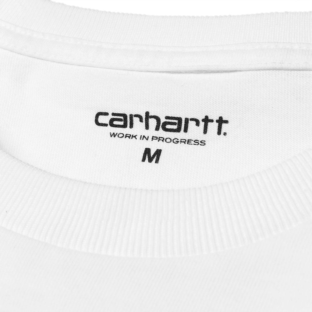 Carhartt WIP L/S Chase T Shirt - White / Gold