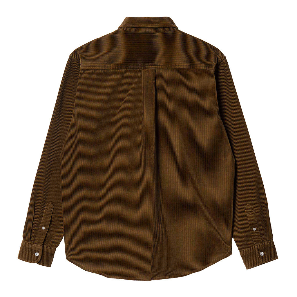 Carhartt WIP L/S Madison Cord Shirt - Tawny / Black