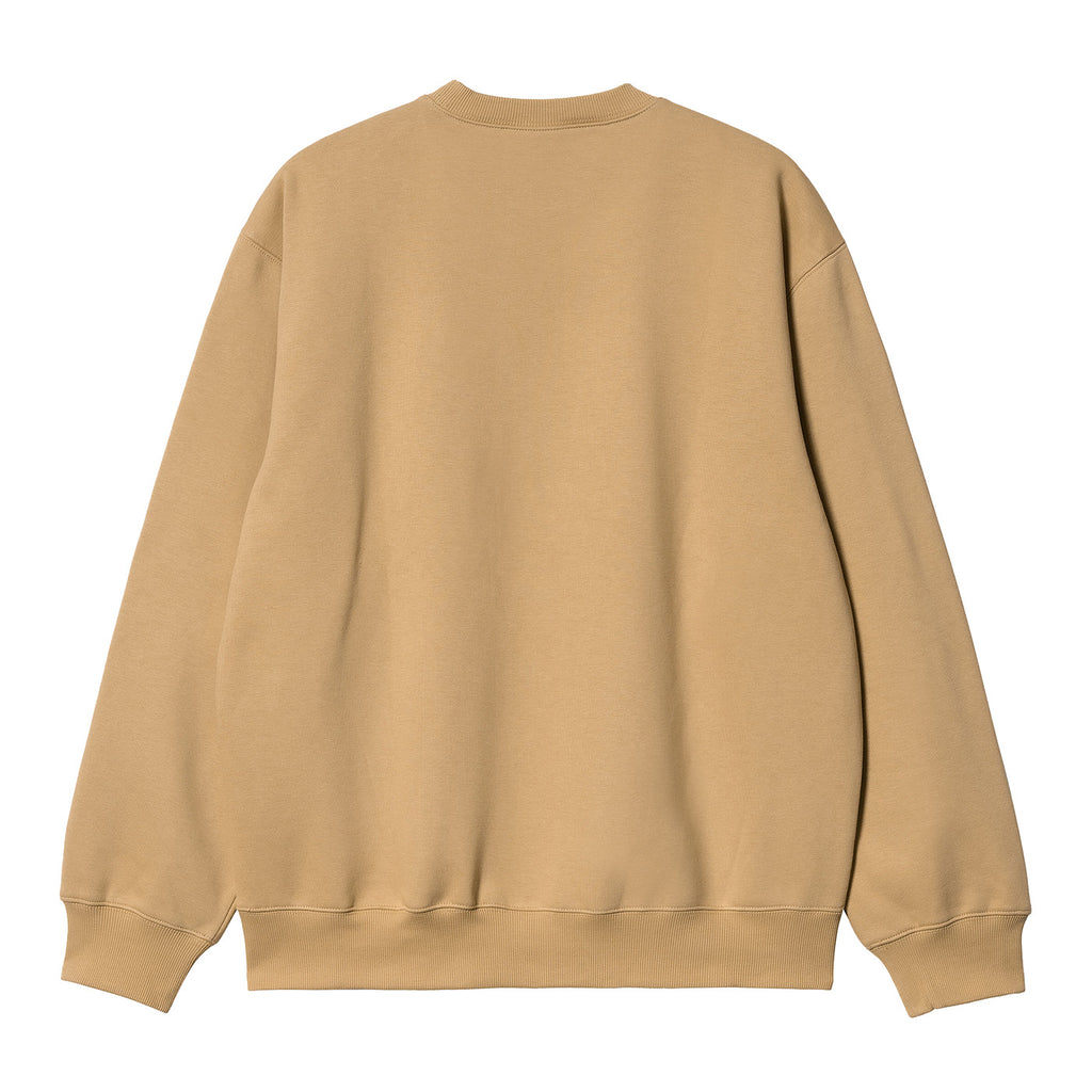 Carhartt WIP Lucky Painter Sweatshirt - Dusty H Brown / Black - back