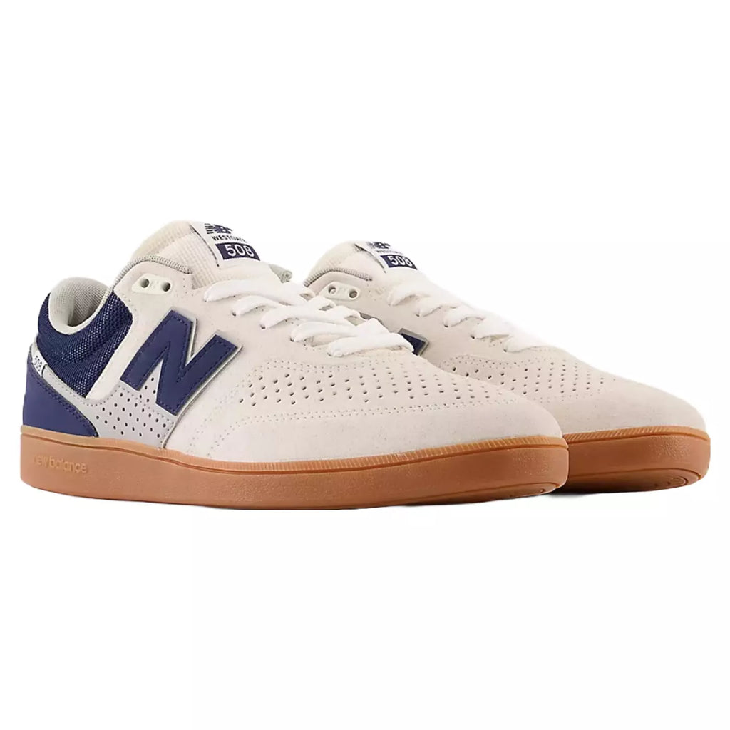 New Balance Numeric NM508 Brandon Westgate Shoes - Sea Salt / Navy