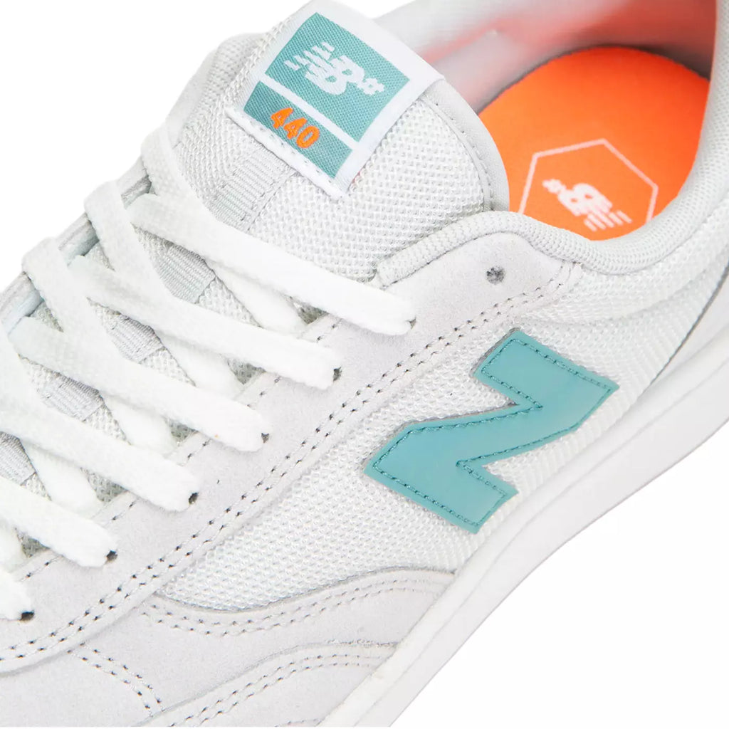 New Balance Numeric NM440 Shoes - Light Grey / Aqua Sea