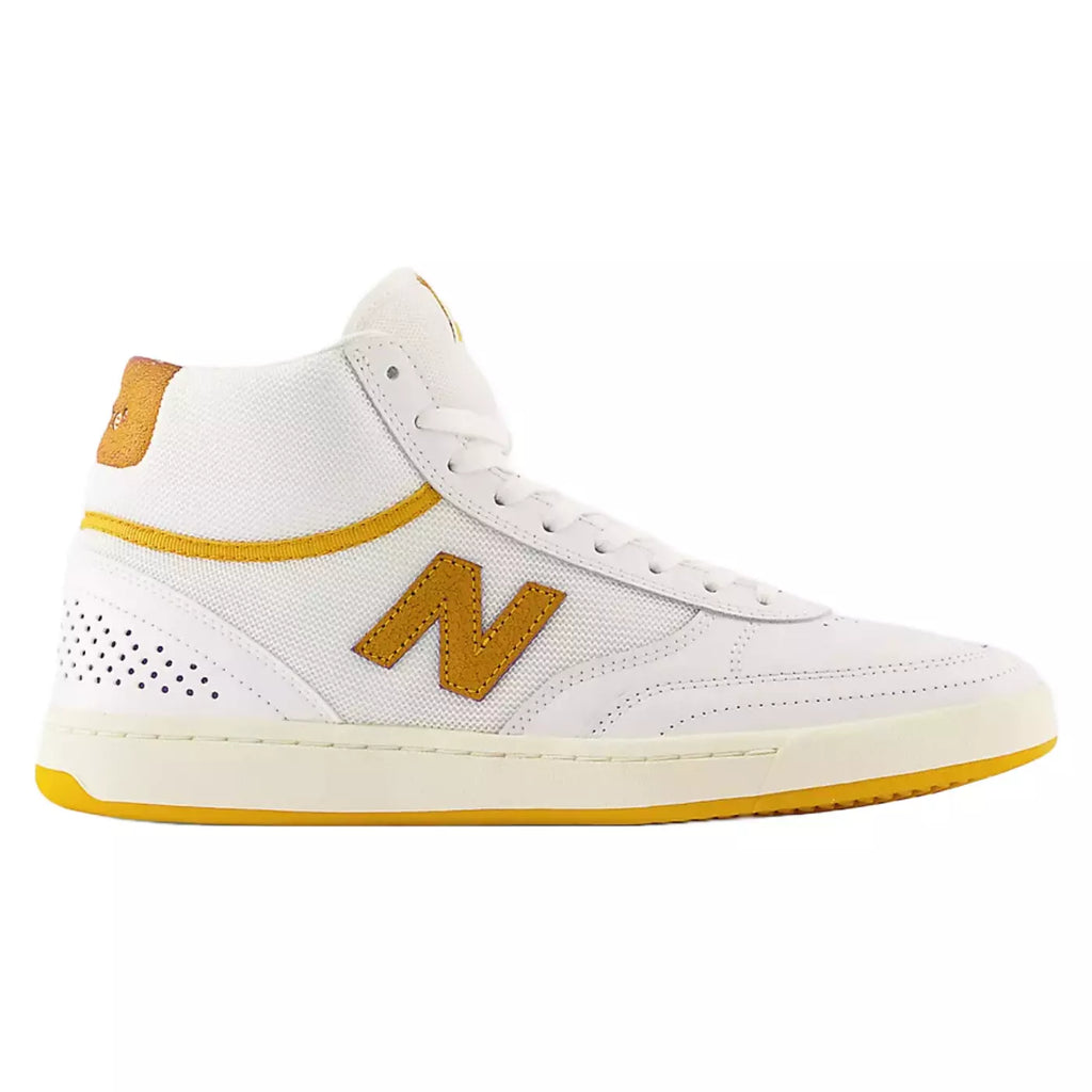 New Balance Numeric NM440 Hi  Shoes - White / Yellow