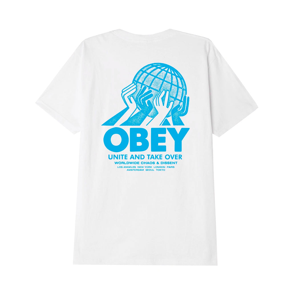 Obey Clothing Unite T Shirt - White