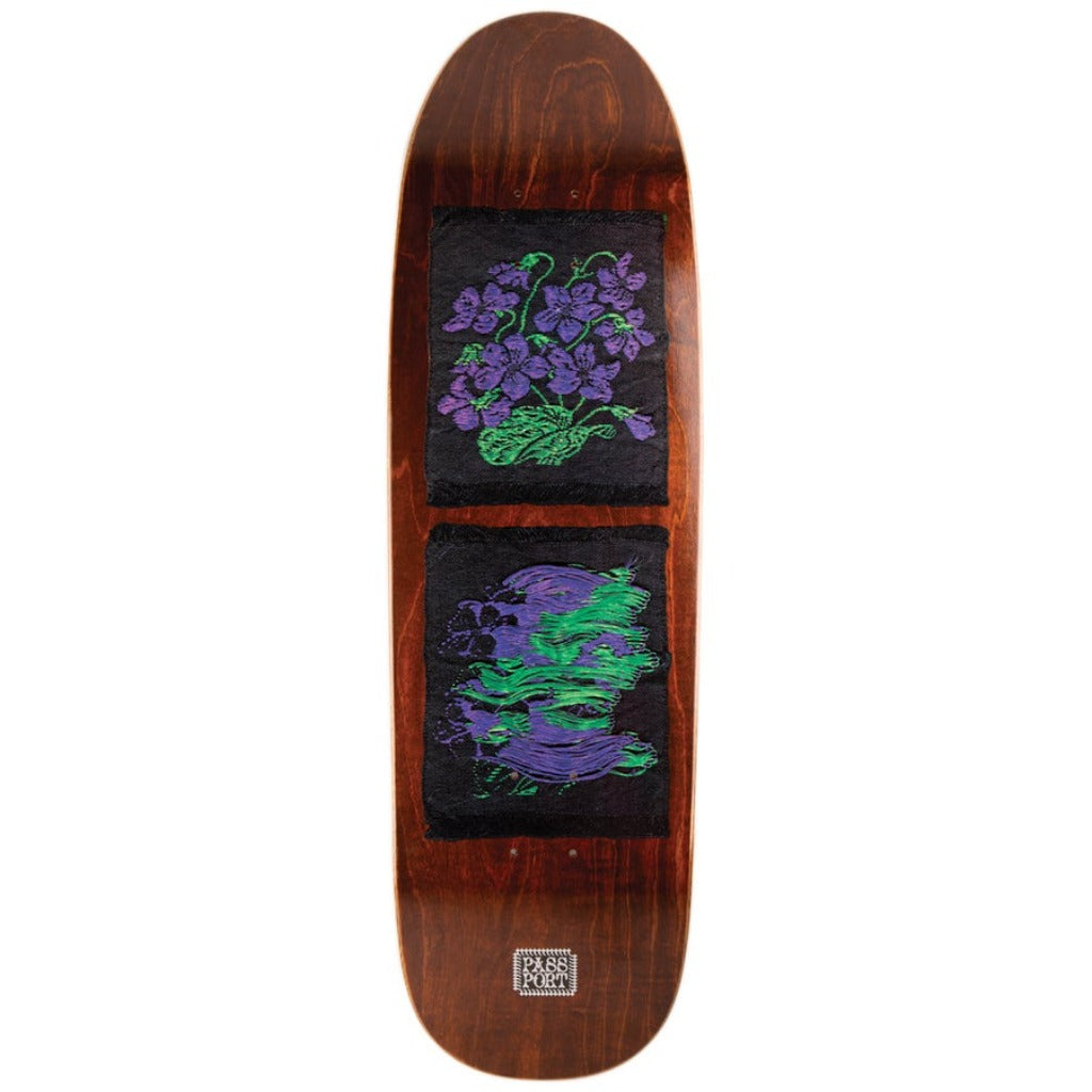 PASS~PORT Threads Series (Violets) 'Spade' Skateboard Deck - 8.875"