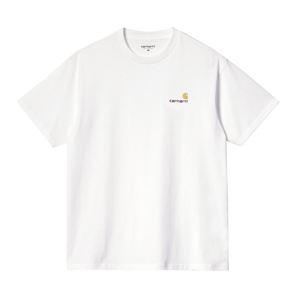 Carhartt American Script T Shirt - White - front