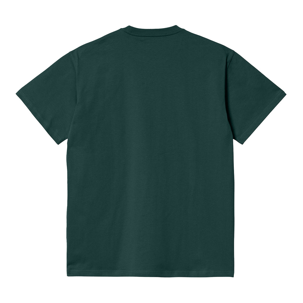 Carhartt WIP Chase T Shirt - Botanic / Gold - back
