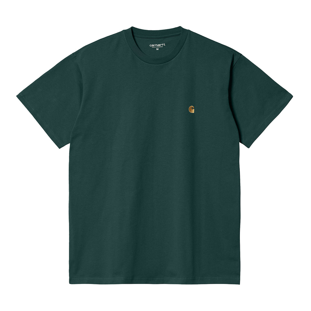 Carhartt WIP Chase T Shirt - Botanic / Gold - main