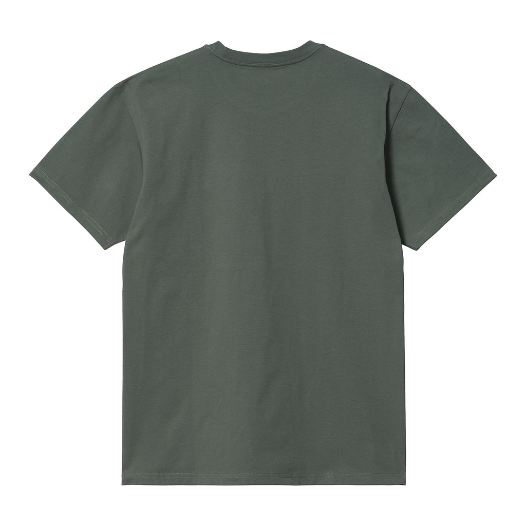 Carhartt WIP Chase T Shirt - Jura / Gold - back