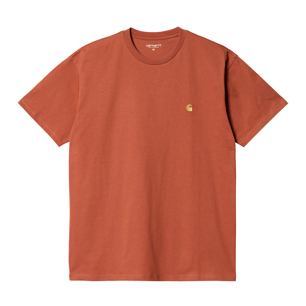 Carhartt WIP Chase T Shirt - Pheonix / Gold - front