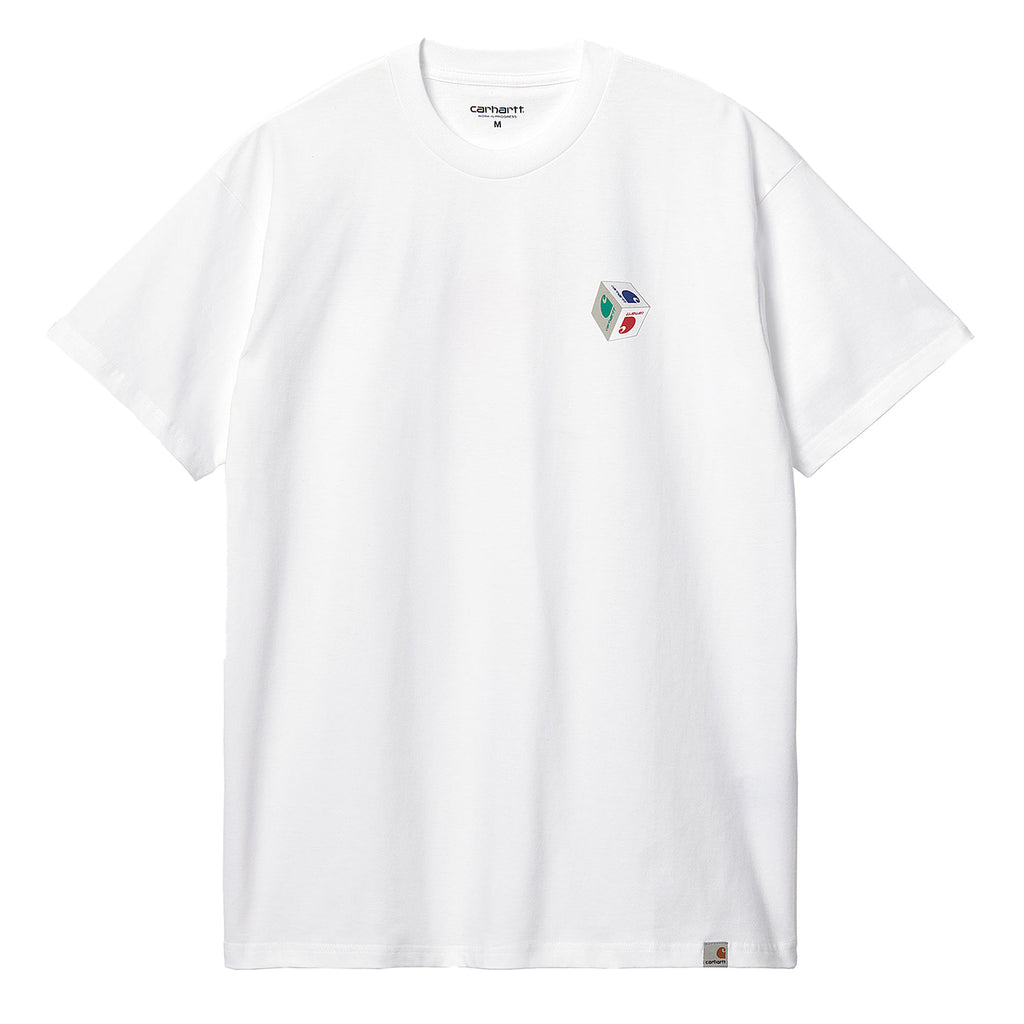 Carhartt WIP Cube T Shirt - White - front