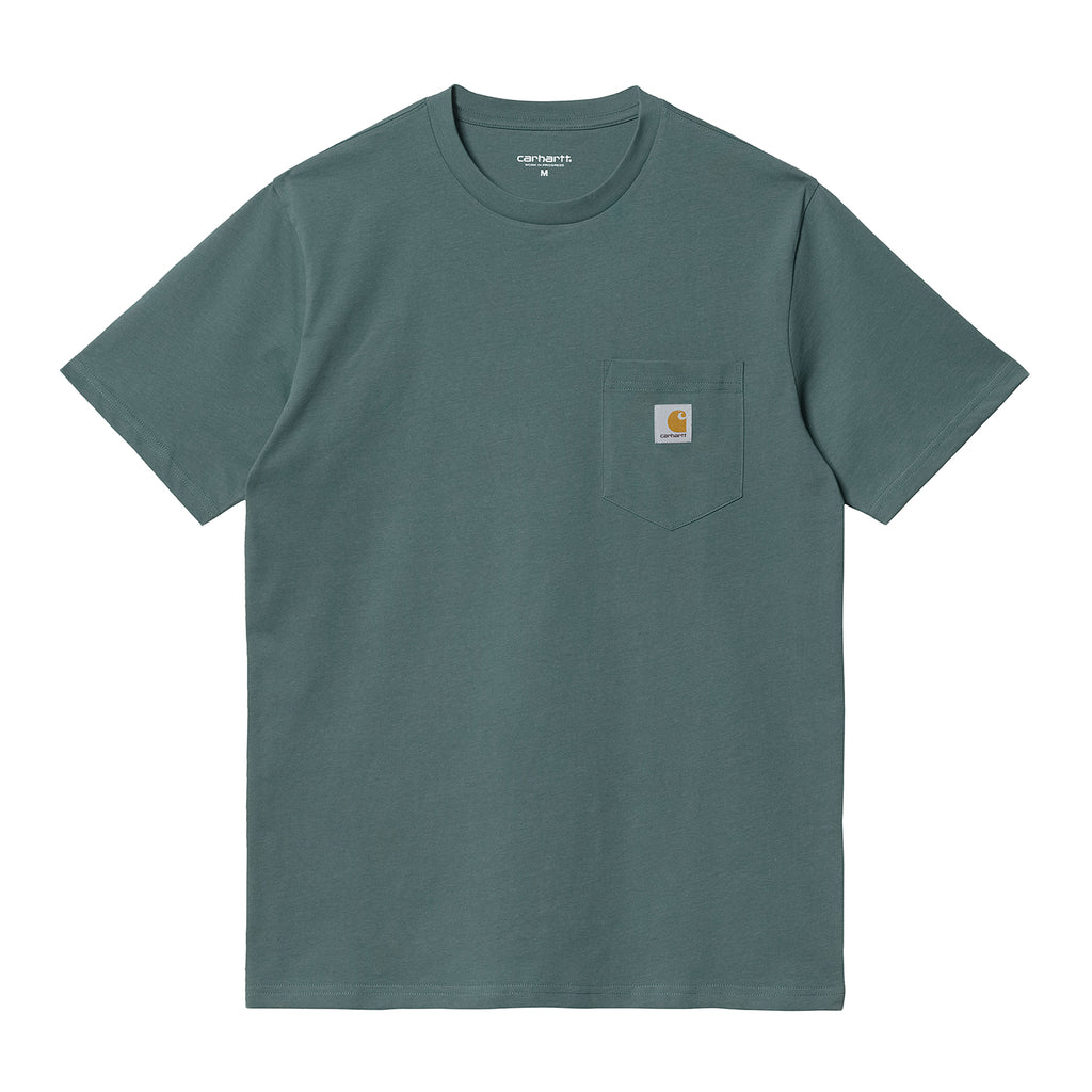 Carhartt WIP Pocket T Shirt in Eucalyptus