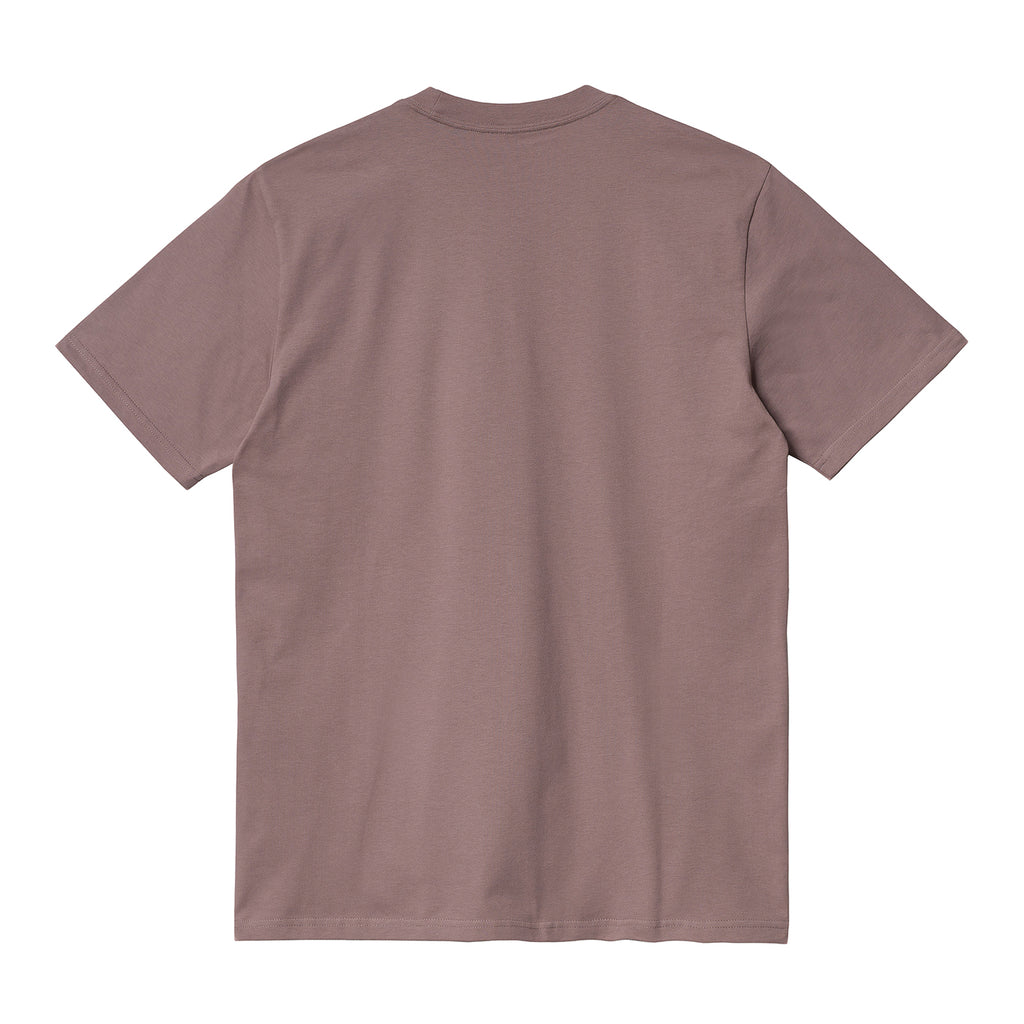 Carhartt WIP Script T Shirt - Earthy Pink / Black
